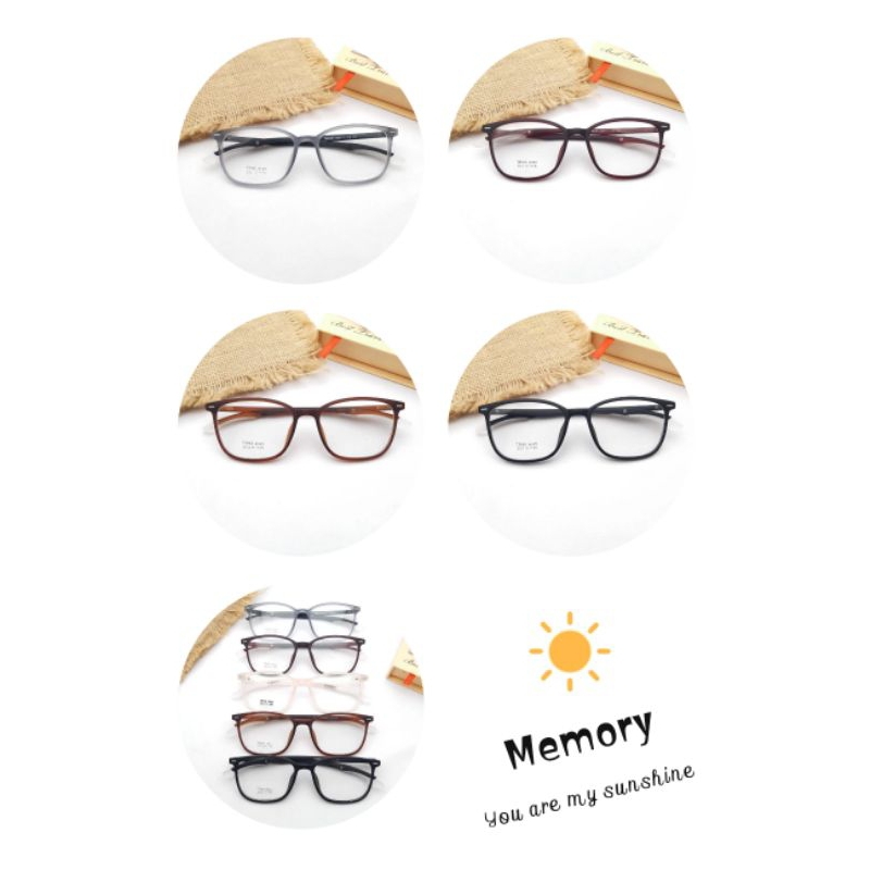 FRAME KACAMATA LENTUR TR8025 ANTI RADIASI °|° PHOTOCROMIC BLUECROMIC