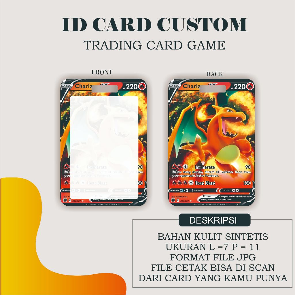 

[CUSTOM] ID CARD HOLDER Trading Card Game