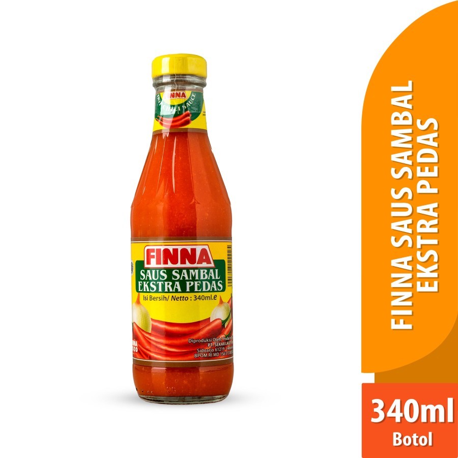 

Finna Saos Sambal Extra Pedas 340ml