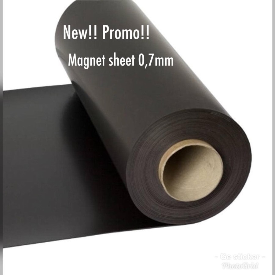 

Promo STICKER / STIKER MAGNET SHEET BLACK 0.7mm (60cmx50cm)