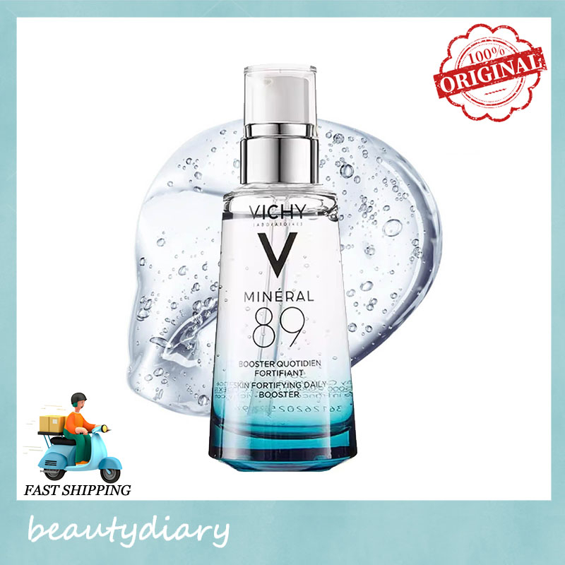 【ORIGINAL 100%】VICHY Mineral 89 Booster Quotidien Fortifiant 50 ml 丨Vichy Serum 50ml