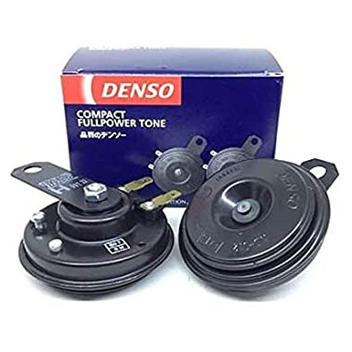 Terbaru Klakson Denso Avanza Waterproof Horn Set Keong 12V 24V Mobil Motor Set Relay Putus Putus