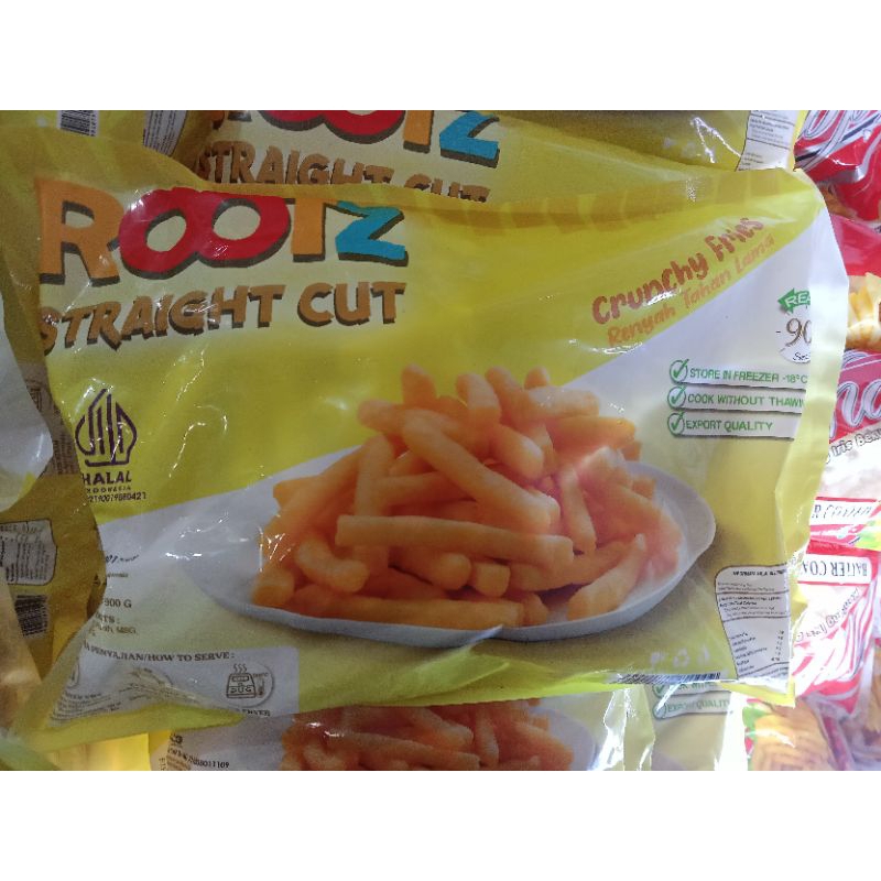 

ROOTZ Crinckle cuts | Stick singkong | keripik singkong | casava fries | singkong crispy