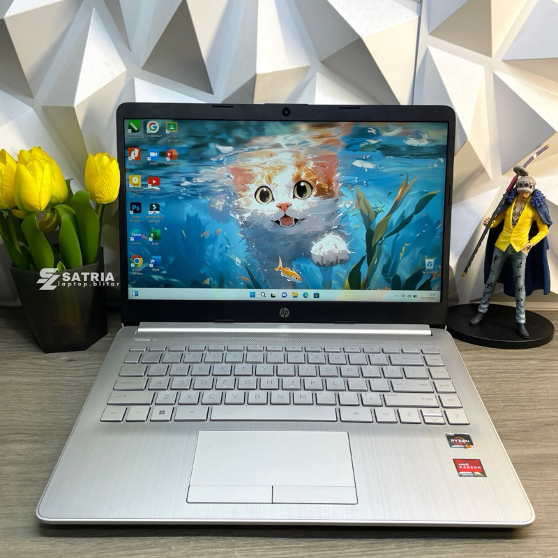 LAPTOP SECOND HP 14S DK1032WM GRADE A AMD RYZEN 3 3250U 8GB SSD 256GB WINDOWS 11