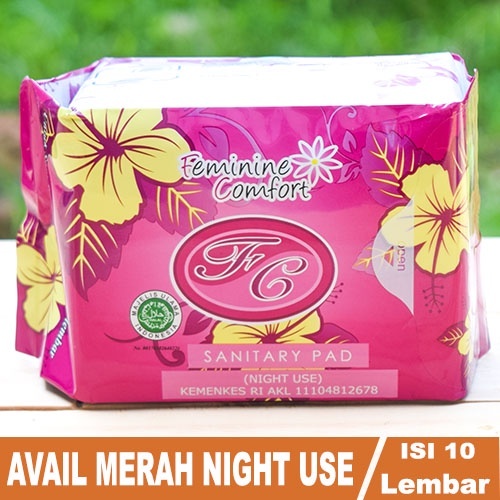 Avail Merah Night Use Pembalut Malam Avail