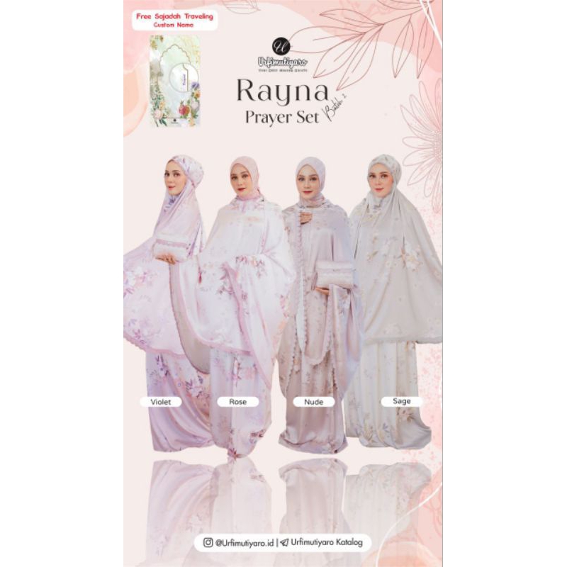 Mukena Rayna Prayer set by Urfimutiyaro