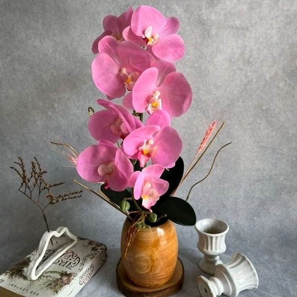 Bunga Anggrek/ Vas Anggrek /Anggrek latex