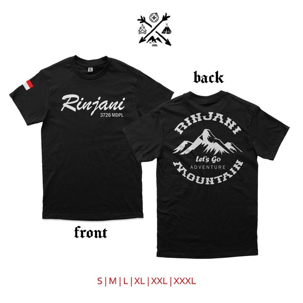 kaos gunung pendaki gunung rinjani