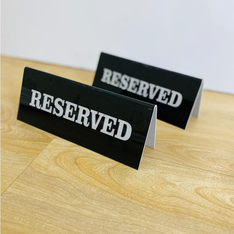 

reserved sign tulisa reserved papan nama reserved