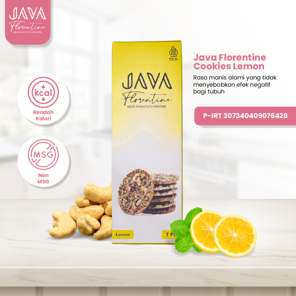 

Java Florentine Cookies Kue Diet Rasa Lemon Camilan Sehat Enak Bergizi Biskuit Kering