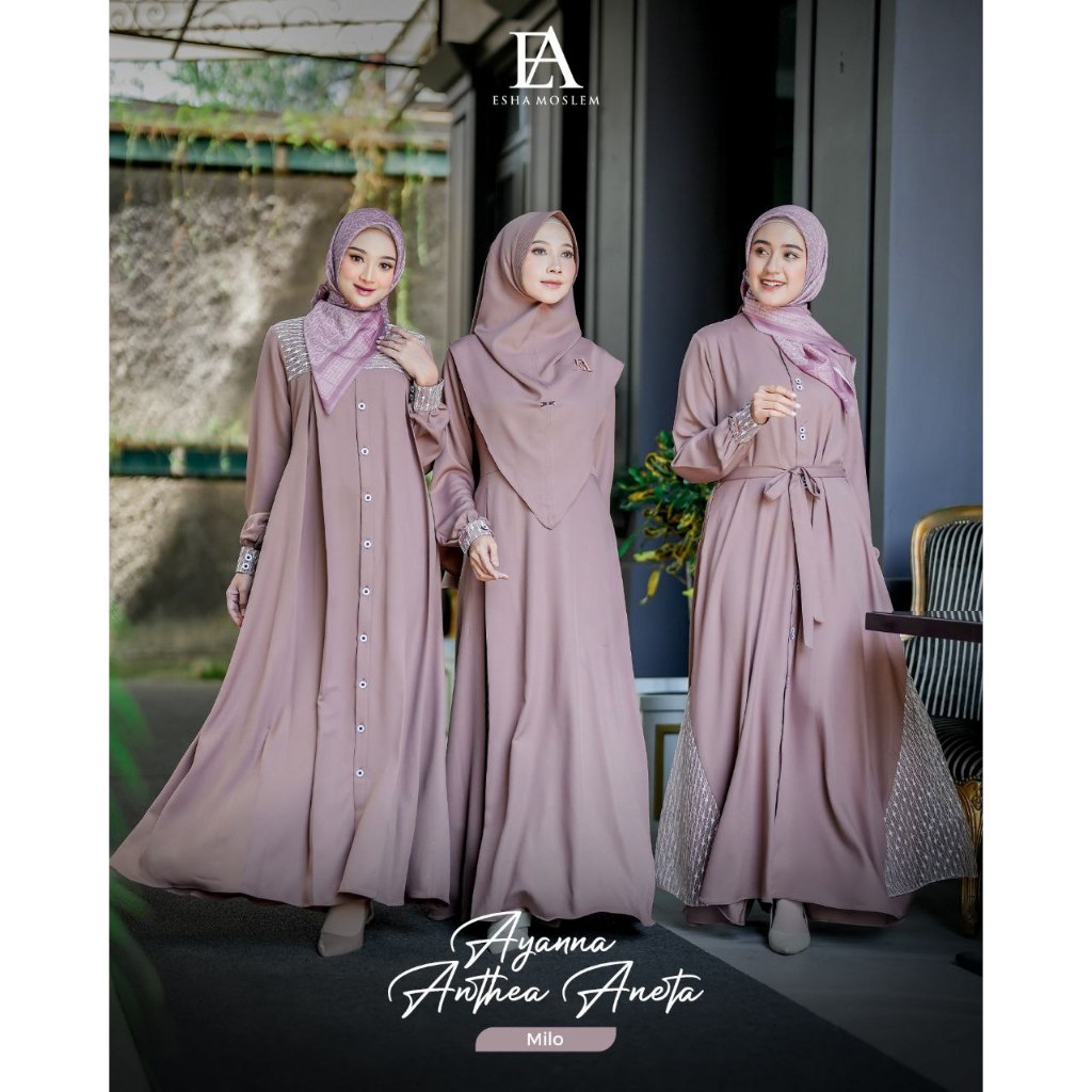 Dress Couple.Ayanna,Anthea,Aneta Dress - Esha Moslem (PRE ORDER)