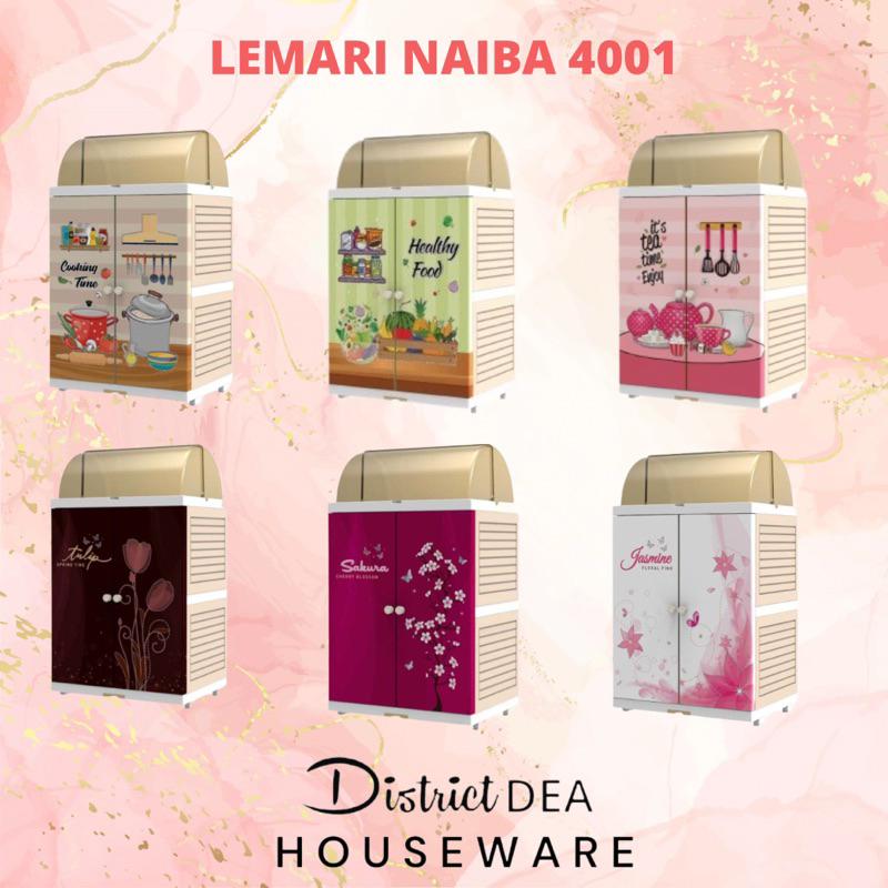 Lemari Piring Naiba 4001/Rak Piring Naiba 4001