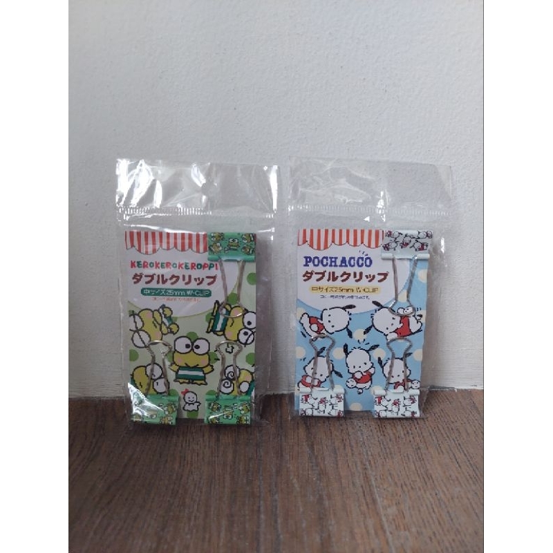 

PAPER CLIP PENJEPIT KLIP KERTAS SANRIO JAPAN POCHACCO KEROPPI