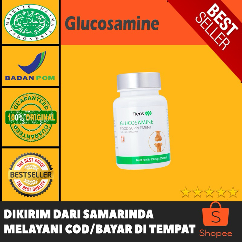 Glucosamine Tiens | Pelumas Sendi | Osteoarthritis | Obat Sendi | Persendian | Atasi Nyeri Sendi | R