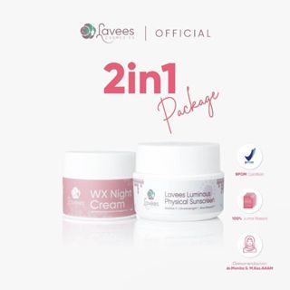 Lavees Cosmedics - Simple Set Day & Night Cream BPOM for flek melasma