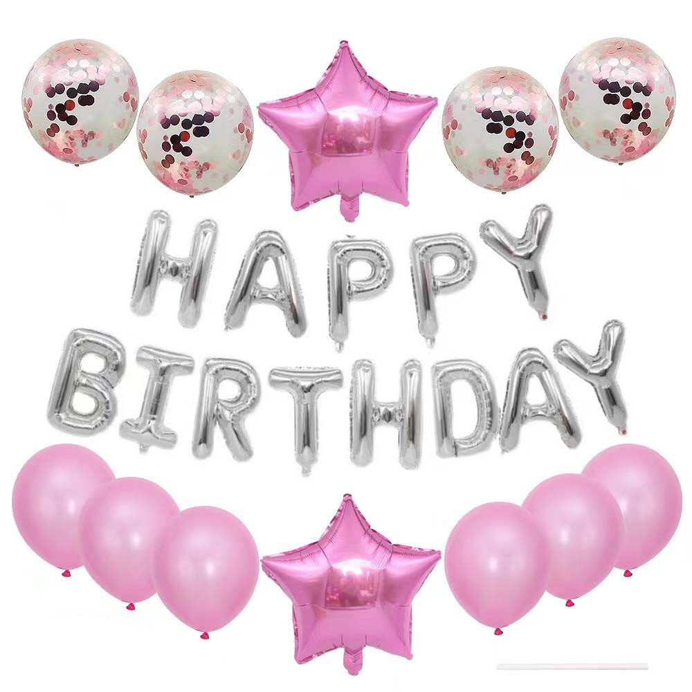 [PAKET] BIRTHDAY Simple / Dekorasi Background Ulang Tahun Murah Anak / Remaja / Dewasa