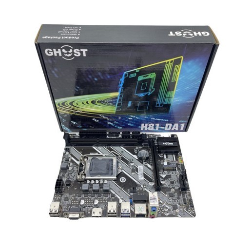 MOTHERBOARD GHOST H81-DA1 LGA 1150 NVME 2 NEW