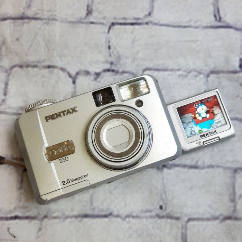 動作品 PENTAX OPTIO 230 デジタルカメラ 乾電池駆動 PENTAX Optio 230