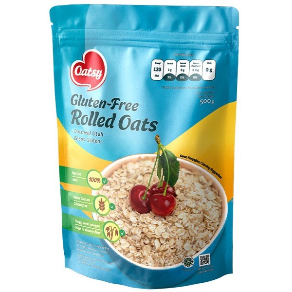 

Oatsy Gluten Free Rolled Oats 500 g