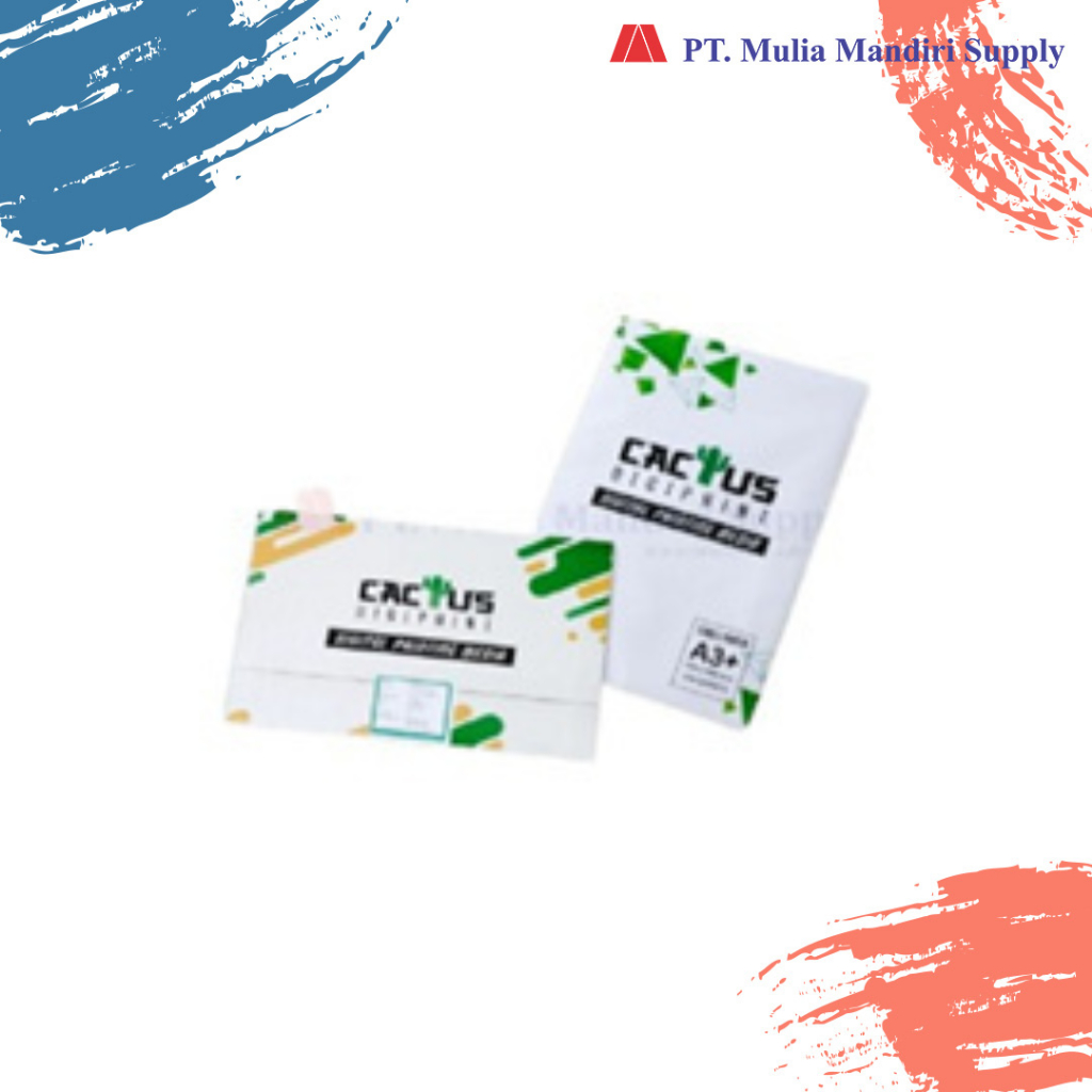 

Kertas Stiker & Label CACTUS Chromo White Gloss Sticker Toner 160 gsm A3+