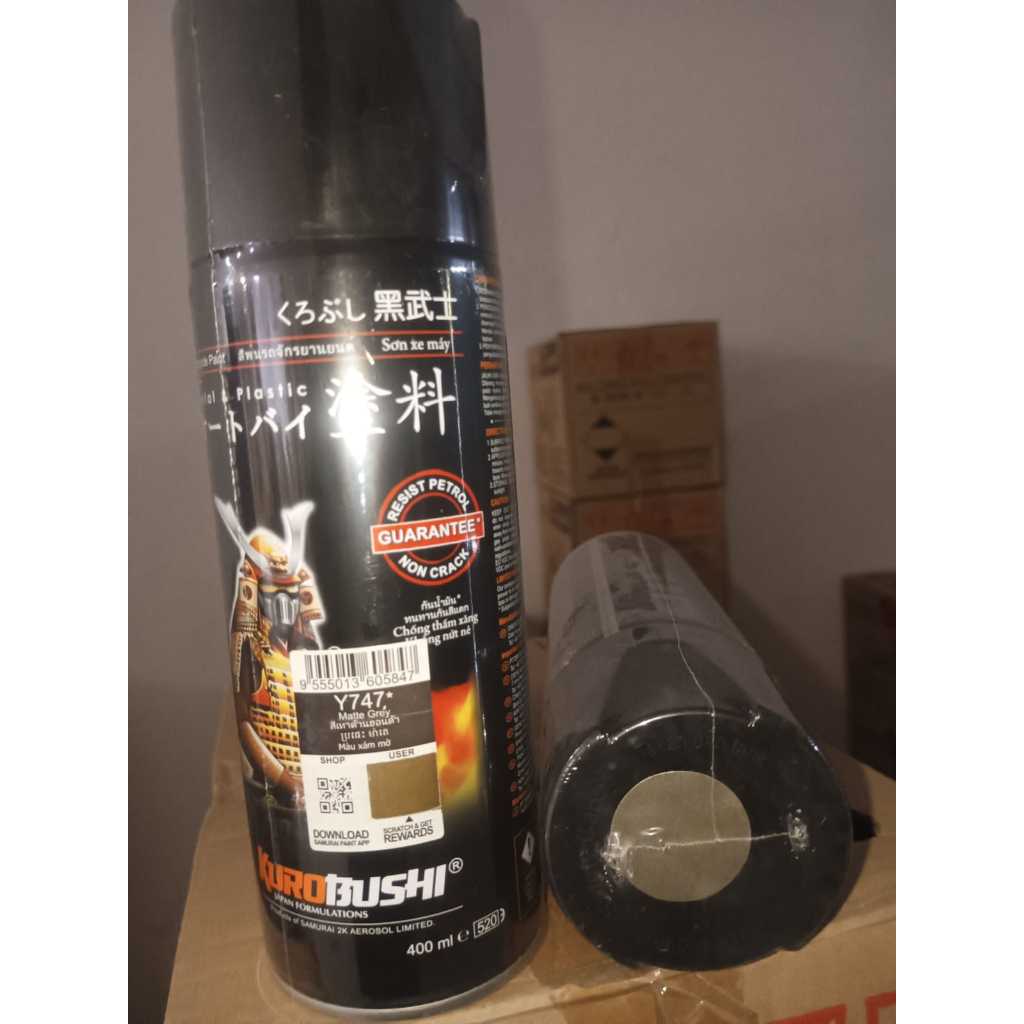 CAT SAMURAI PAINT KUROBUSHI Y747* MATTE GREY