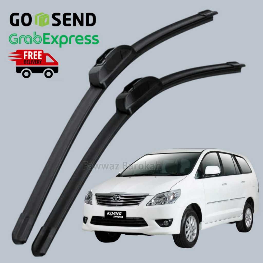 Wiper Mobil Pembersih Kaca Depan Mobil Toyota Kijang Innova All Tipe Pembersih Kaca Mobil