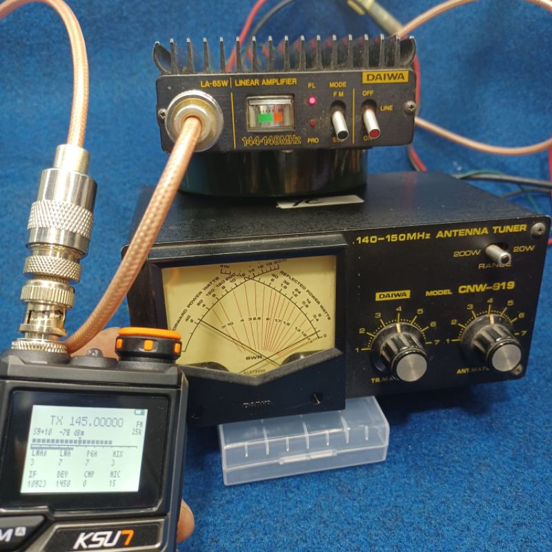 BOSTER DAIWA LA-65W VHF 144-148MHZ BOSTER UNTUK HT SECOND