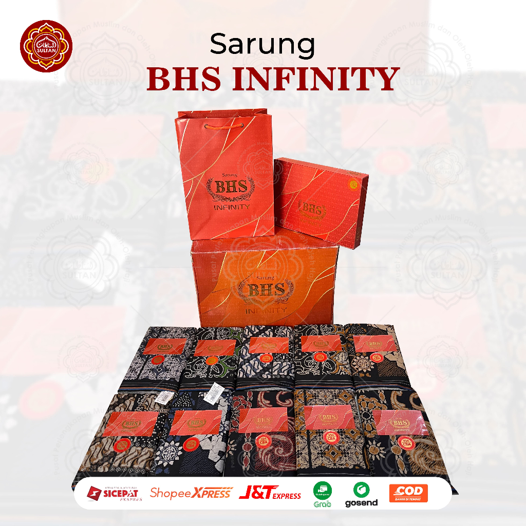 Sarung BHS Premium / Sarung BHS Infinity Lurik /Sarung BHS Batik