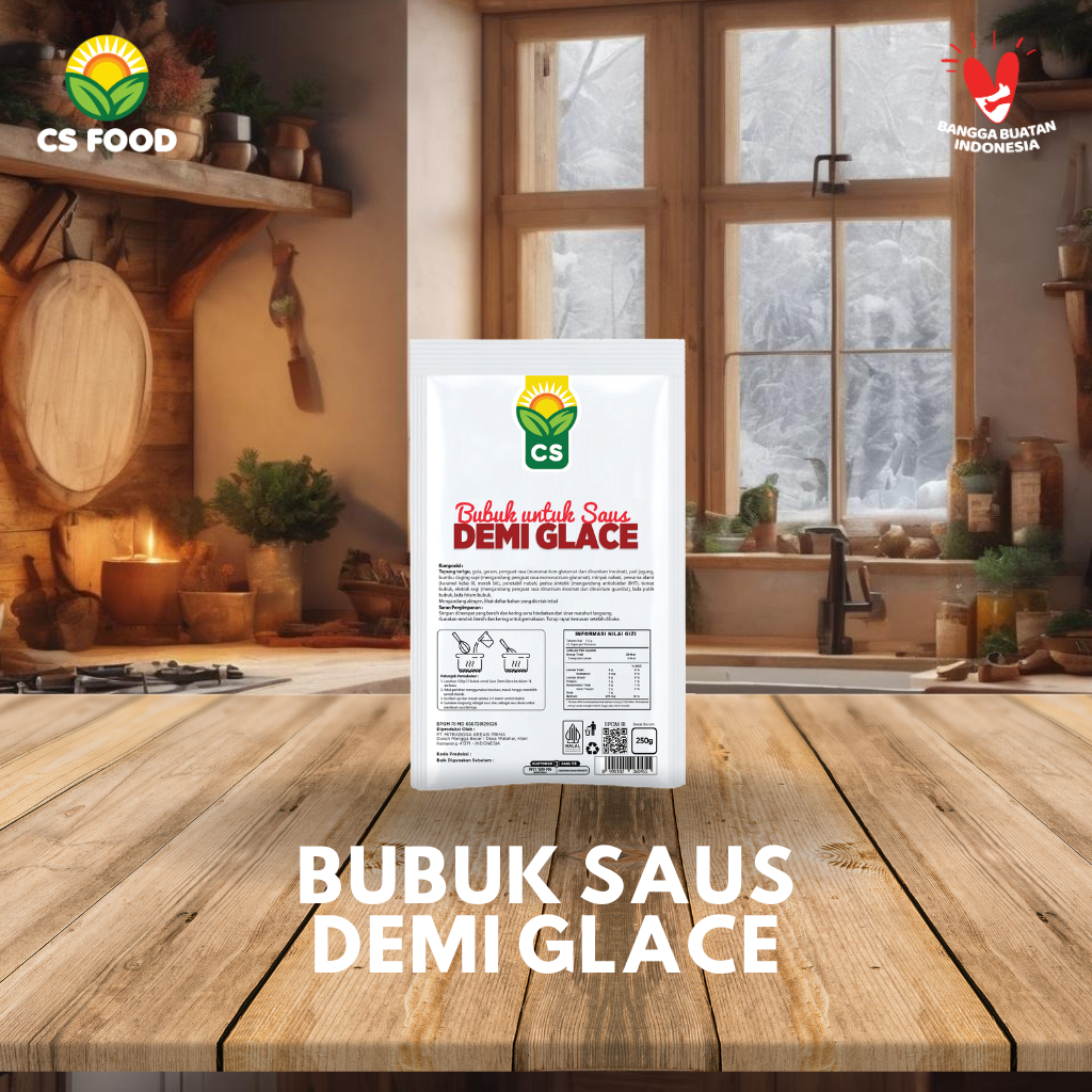 

Bubuk Saus Steak Demi Glace Sauce Mix CS FOOD 250gr