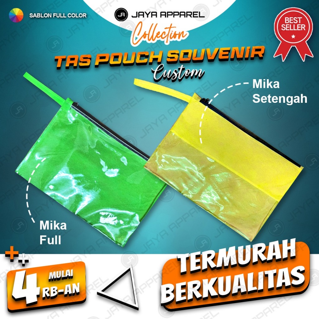 

Sovenir Dompet Mika-Sovenir Tempat Pensil Kosmetik-Custom Sablon Sovenir Dompet