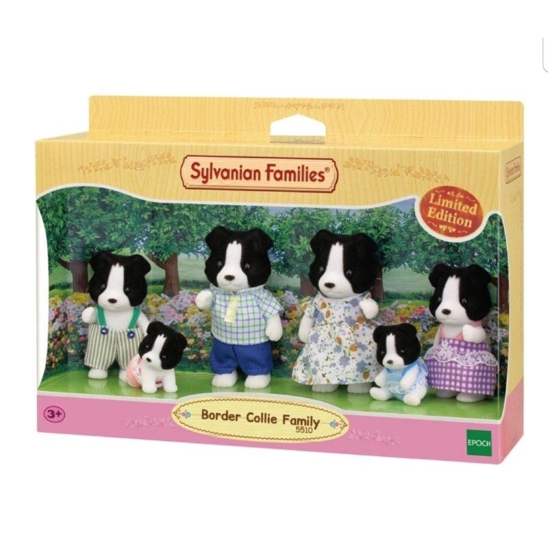 Sylvanian Families Border Collie Family