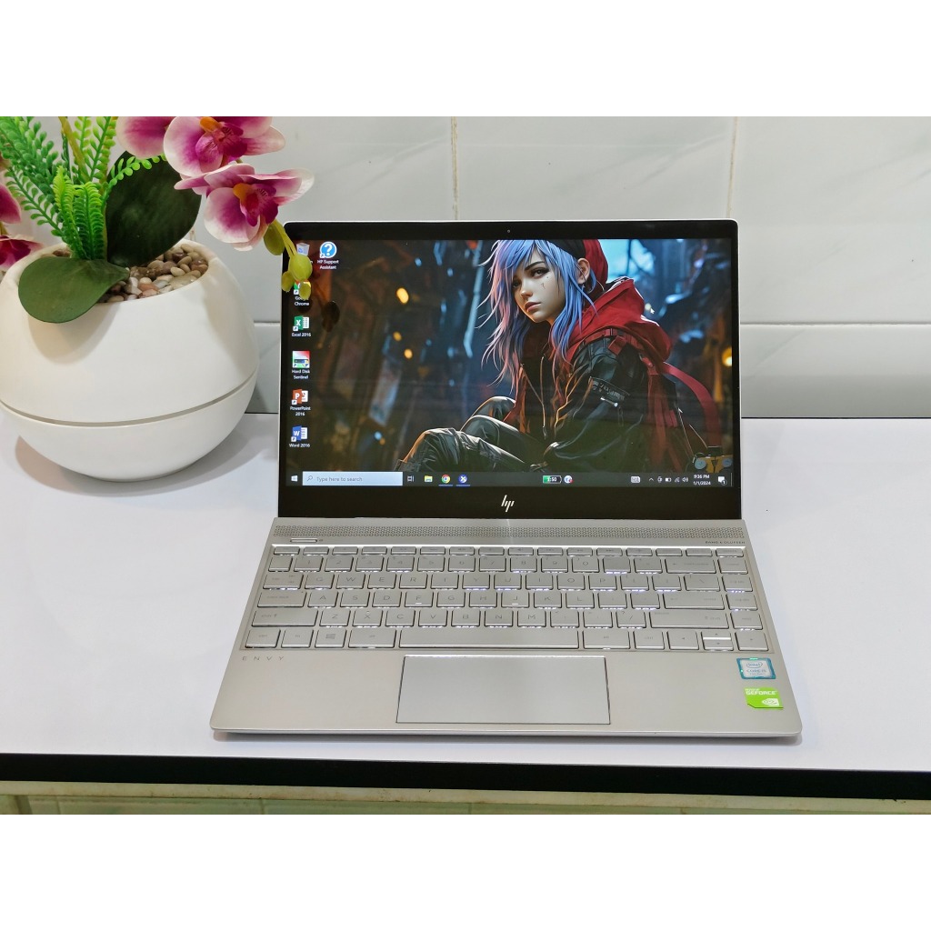 HP Envy 13 intel Core i5 SSD Nvidia MX 150 Ultra tipis performa kencang