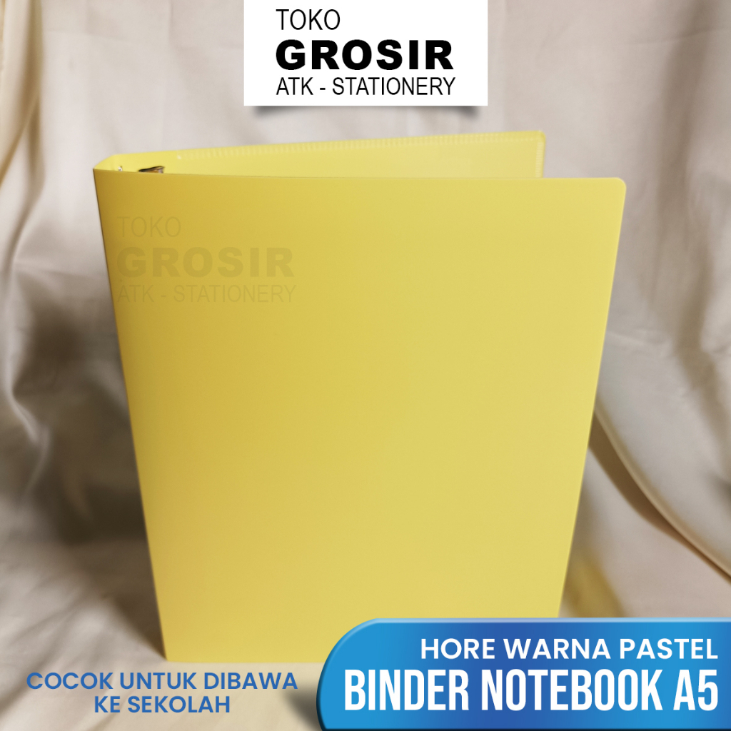 

Binder Note HORE A5 WARNA PASTEL & FLUORENSCENT M209/M963