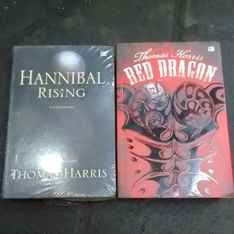 buku novel misteri thomas harris bekas original