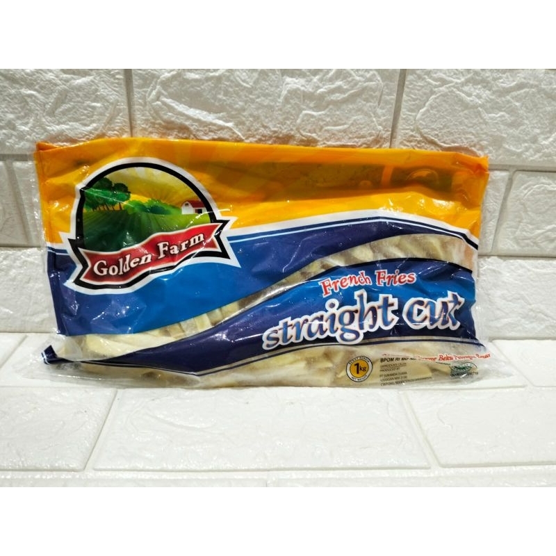 

Golden Farm French Fries Straight Cut Ftozen 1Kg