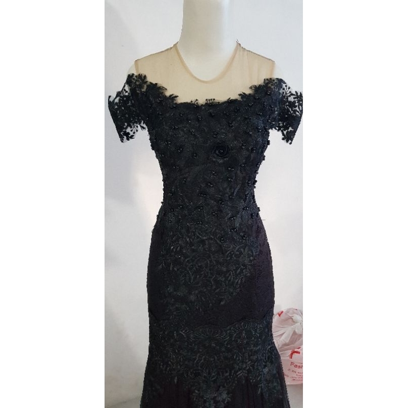 gaun pesta duyung/baju penyanyi