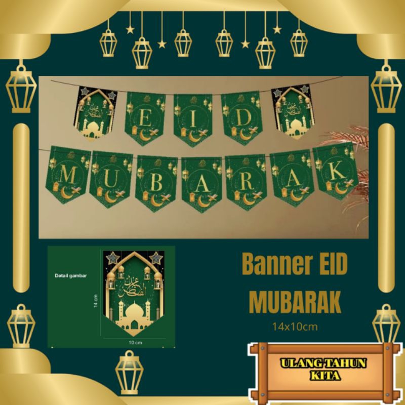 banner bunting eid Mubarak,banner eid Mubarak,banner idul Fitri, banner bunting,banner
