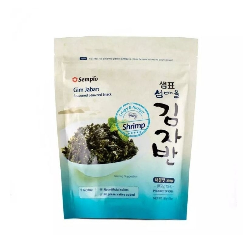 

Sempio Gim Jaban / Seaweed Snack Shrimp Flavor 50 gram