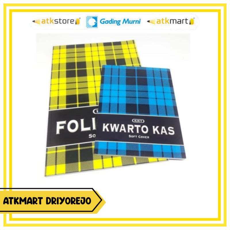 

KIKY BUKU KAS 80 SC KWARTO FOLIO SOFT COVER - BUKU PEMBUKUAN