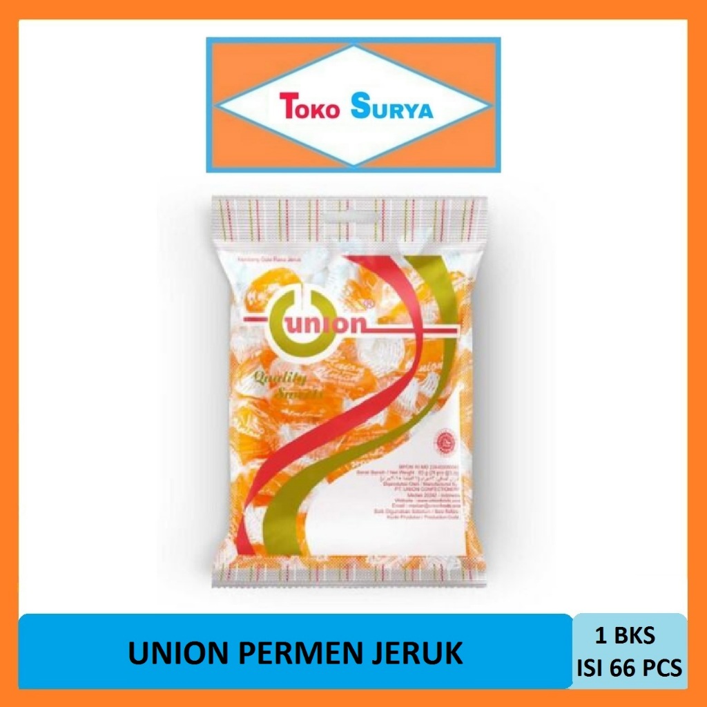 

Permen Union Jeruk Kembang Gula Rasa Jeruk 211 Gr