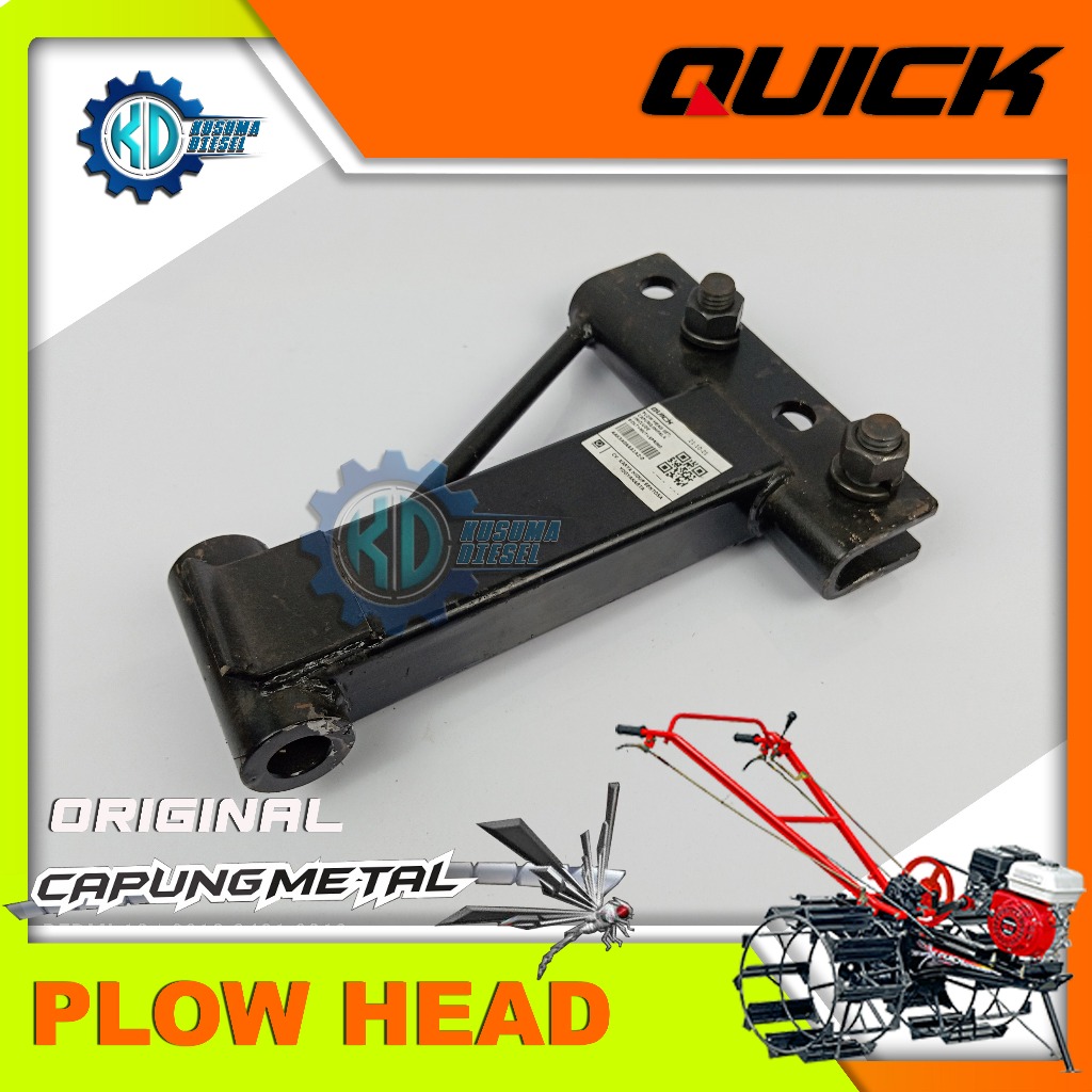 PLOW HEAD - KEPALA SINGKAL - CAPUNG METAL - IMPALA - TRAKTOR QUICK - ORIGINAL - TERLENGKAP - TERMURA