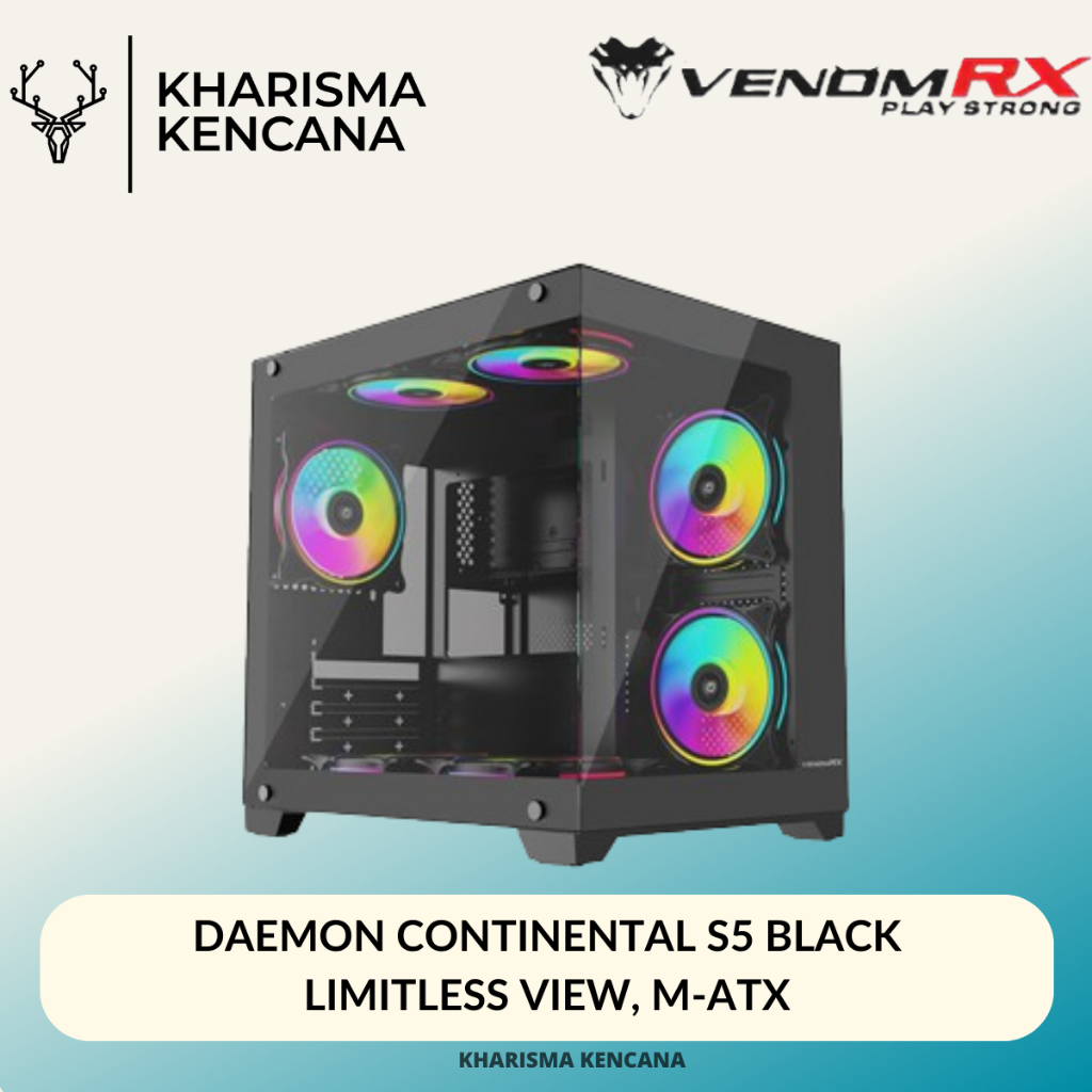 CASING VENOMRX DAEMON CONTINENTAL S5 BLACK