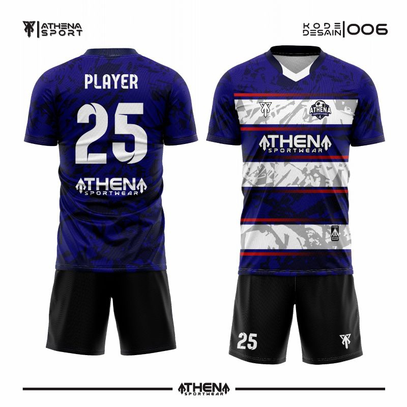 Baju Jersey Futsal/Sepakbola Setelan Printing  Bisa Order Satuan & Desain Sendiri
