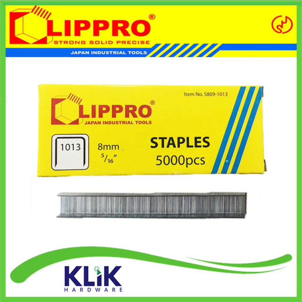 

LIPPRO Isi Staples Gun Tembak 8 mm 1013 5000 Pcs