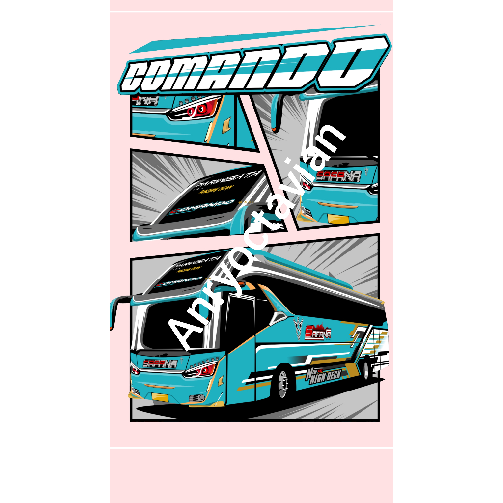 

STIKER SAFANA COMANDO