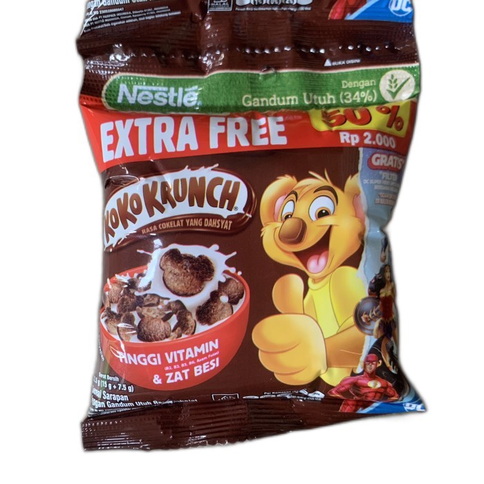 

Nestle Koko Krunch 1 Renceng 10 atau 5 Sachet Cereal Sereal Coklat exp juli 2024