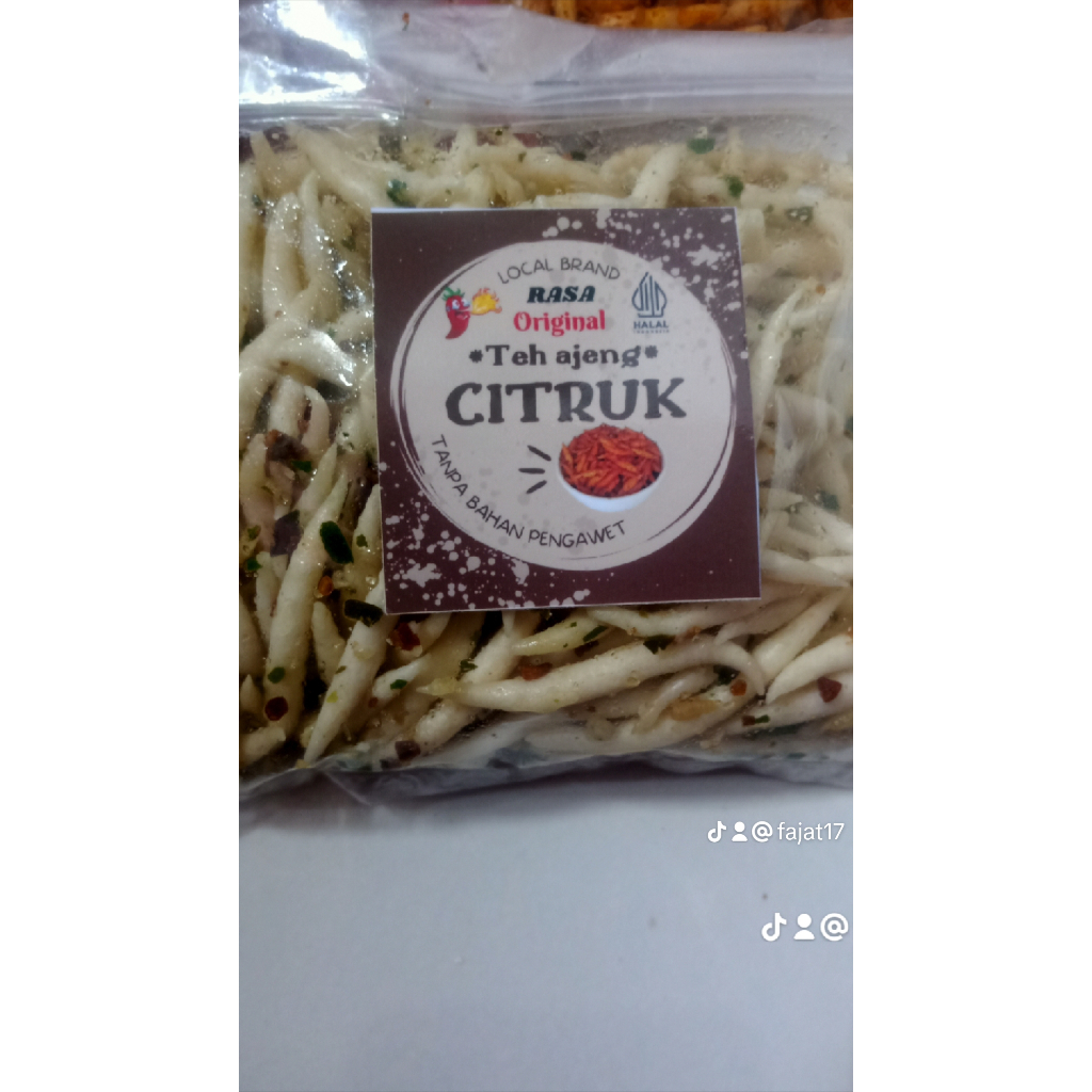 

Citruk jeletruk Gurih bawang daun jeruk 250 gram