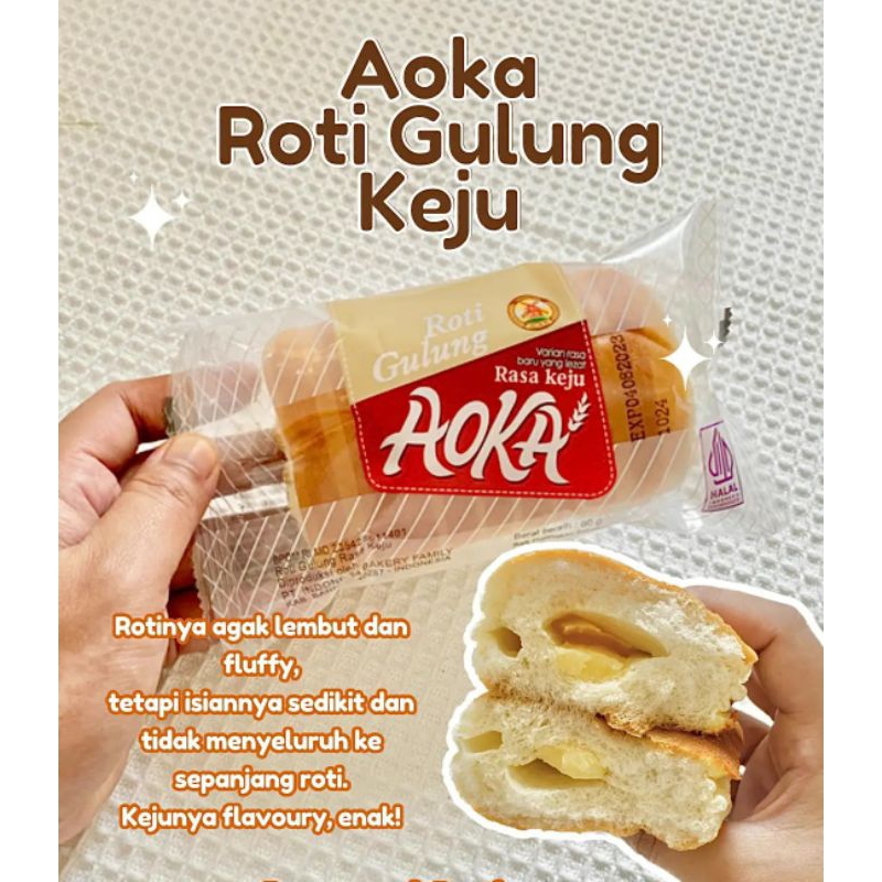 aoka gulung/aoka viral/roti aoka gulung cokelat/roti aoka gulung keju
