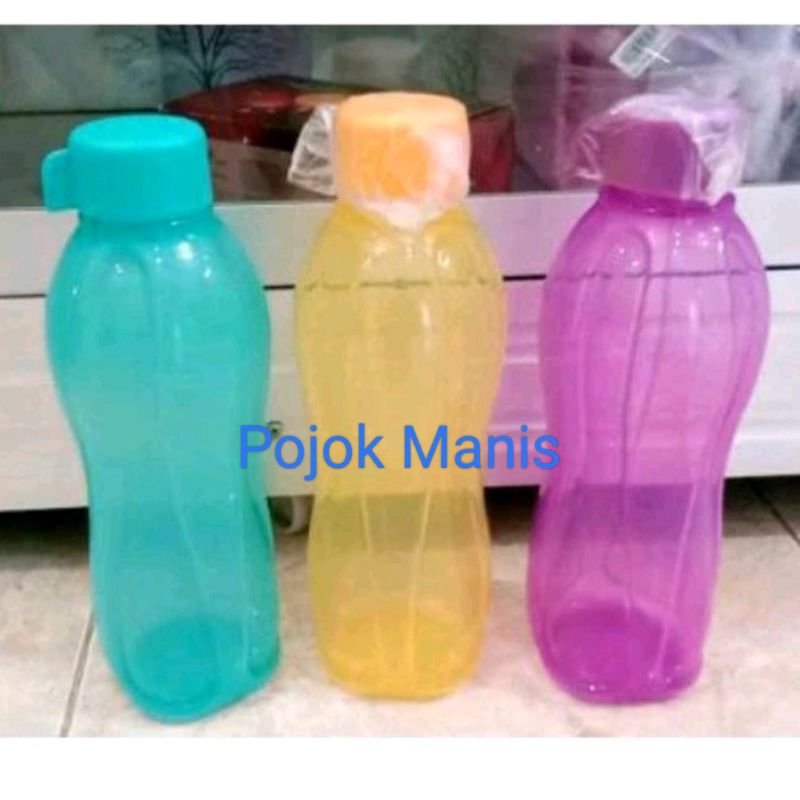 Terlaris Botol minum eco family 1 liter Tutup ulir Tupperware eceran  ( 1 pcs )