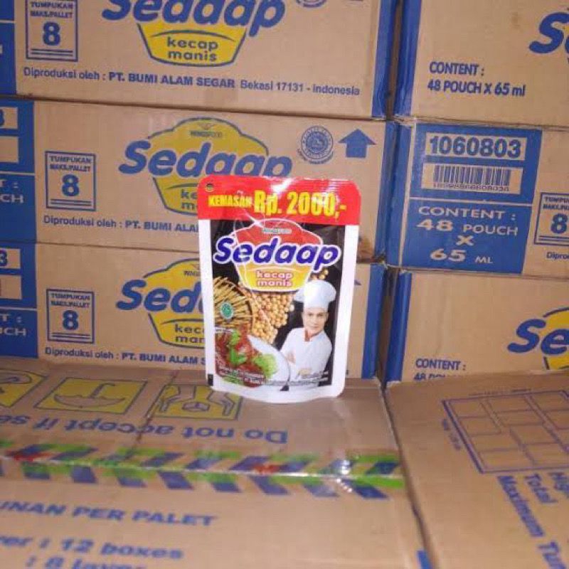 

Kecap sedaap 2000 sedus isi 48pcs @63ml